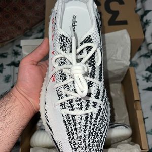 Adidas Yeezy boost 350 v2 in the zebra colorway